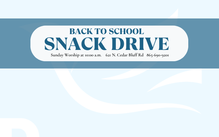Back to School Snack Drive and Fun